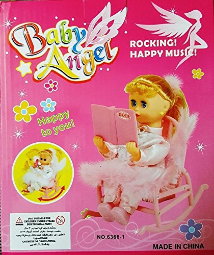 ✨ Baby Angel Doll – Musical & Colorful Light-Up Toy for Kids (3+ Years)