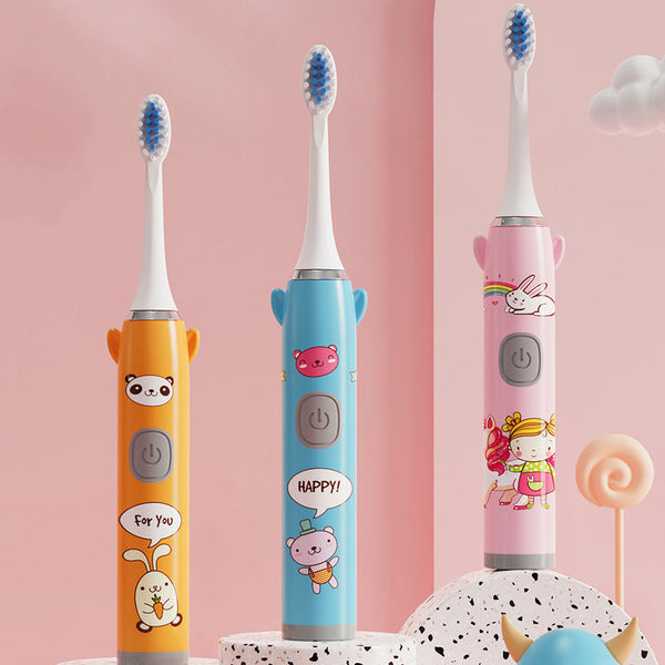 🦷 Children’s Cartoon Electric Toothbrush 🐼🦄 Fun & Gentle Brushing